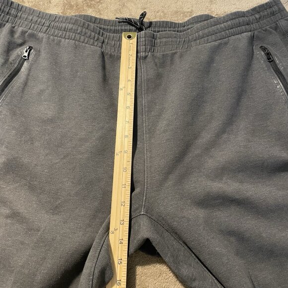 Old Navy Active Sweatpants Men's XXL 2X Dynamic Fleece Gray Zip Pockets Joggers - Picture 6 of 7